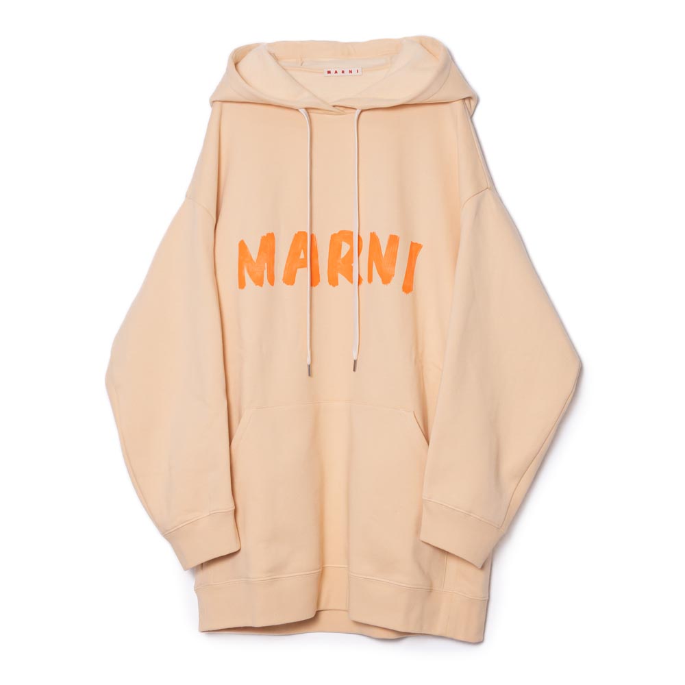 MARNI(マルニ)FLJE0157P1/USCS52 レタリング入り オーガニックコットンスウェットパーカー 正規品