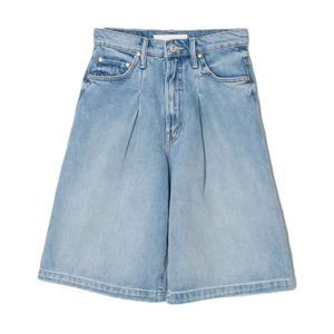 MOTHER(マザー)<BR>4622-1085 THE PLEATED UNDERCOVER SHORT デニムキュロット 正規品