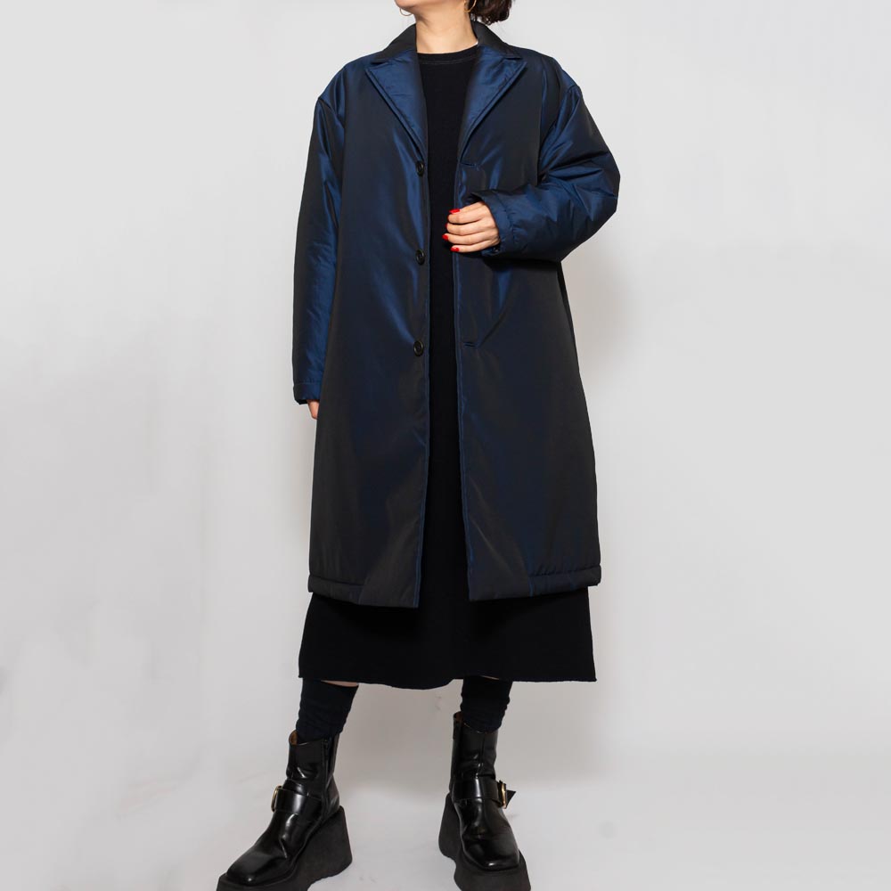 AMBELL(アンベル)00053 タフタ ドロップショルダーコート 正規品