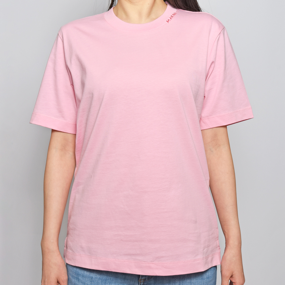 MARNI(マルニ)THJE0211X2/UTCZ68 3PACK クルーネックロゴ刺繍Tシャツ 正規品
