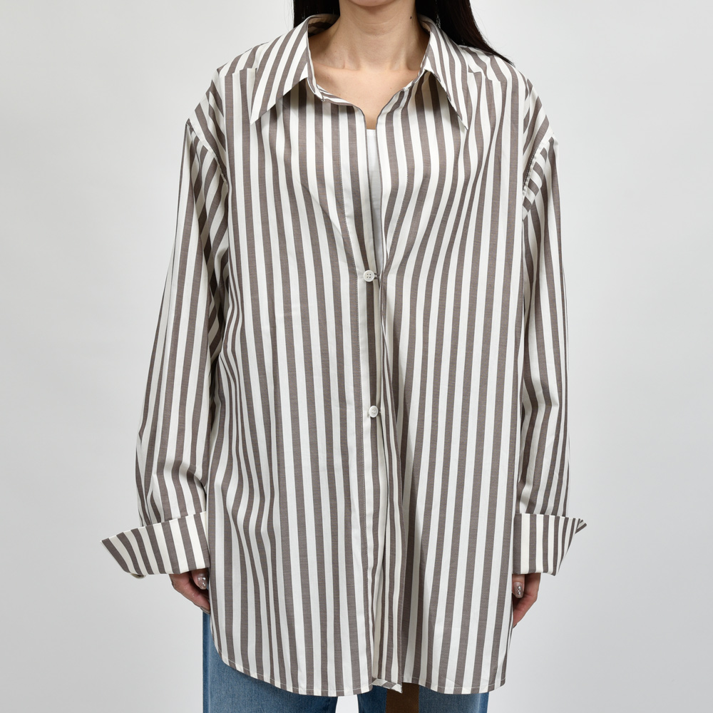 美品 クリスチャン ワイナンツ ストライプ オーバーサイズ シャツ コットン christian wijnants(クリスチャン ワイナンツ)8223/TAKALA オーバー