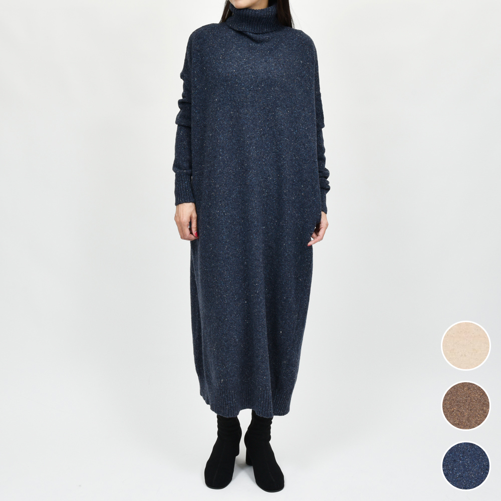 ma'ry'ya（マリア）YRK085 タートルネックニットワンピース レディース