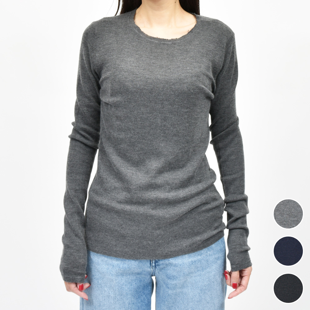 YLEVE イレーヴ ドゥーズィエムクラス ニット　カシミヤシルク　クルーネック YLEVE イレーヴ ドゥーズィエムクラス ニット カシミヤシルク