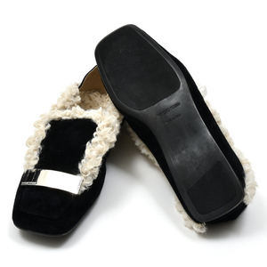 SERGIO ROSSI(セルジオロッシ)<br>B13080MFL249 スエードフラットモカシン 25056000218