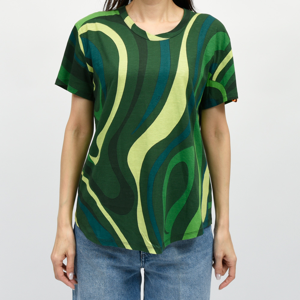 PUCCI（プッチ）883-33452 プリントコットンTシャツ 22056000052