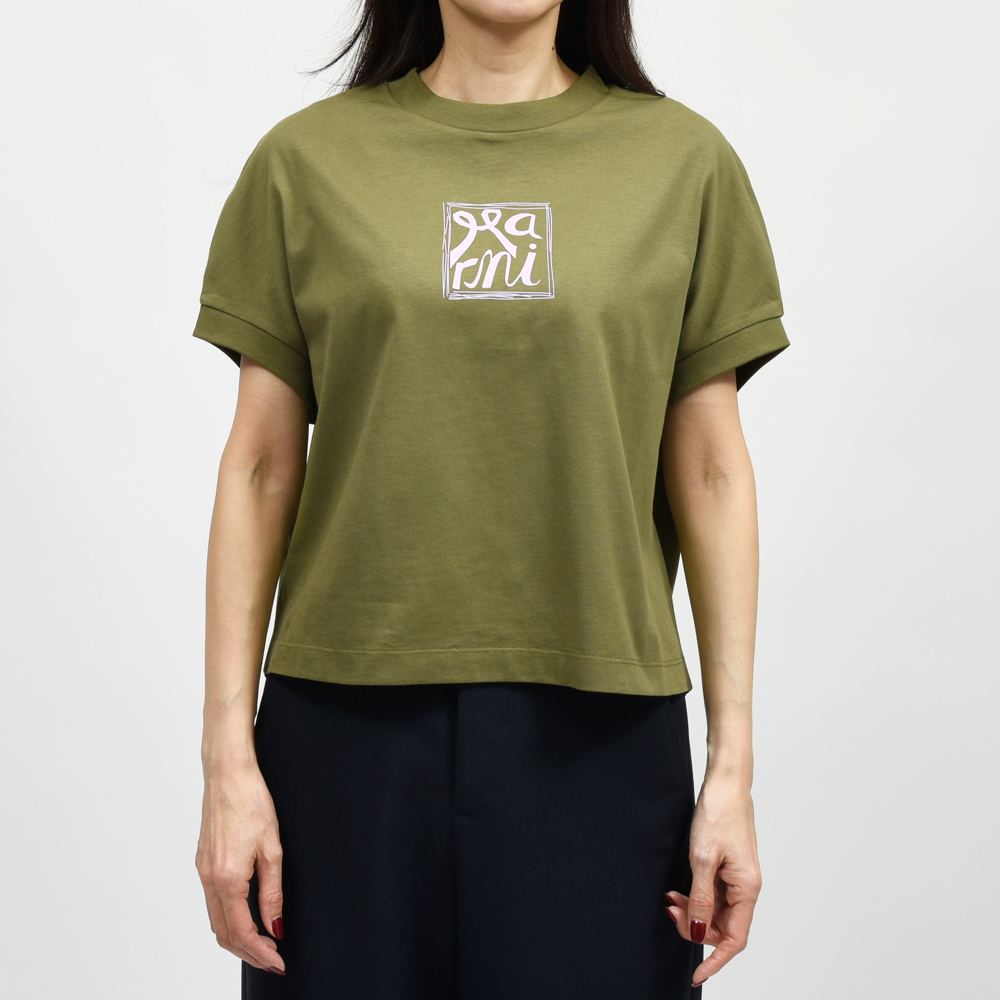 MARNI（マルニ）THJE0384P0 USCY88 フレームロゴTシャツ 22061001138