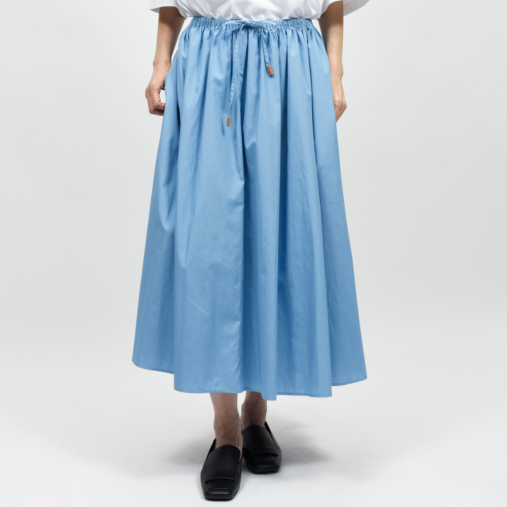 【MARNI】ライトブルースカート MARNI（マルニ） GOMA0825S0 UTC223 ポプリンスカート 23261000138