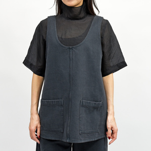 christian wijnants(クリスチャン ワイナンツ)<br>WPX8650TRALOS デニムポケットタンクトップ 22061003121