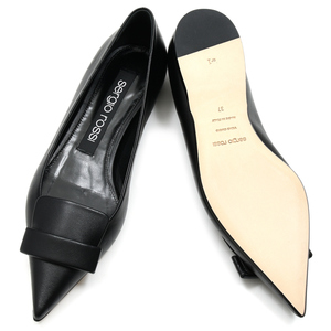 Sergio Rossi(セルジオロッシ)<br> A78960MFI968 ナッパバレリーナ 25061000218