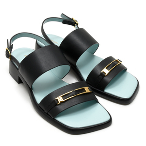 Sergio Rossi�i�Z���W�I���b�V�j<br> B14430MMVN13  BITT �A���N���X�g���b�v�T���_�� 25065000218