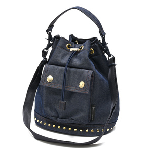 MACKINTOSH�i�}�b�L���g�b�V���j<br>DRAWSTRING BUCKET STUDS DNM �h���[�X�g�����O�X�^�b�Y�f�j���o�b�O 28462000005