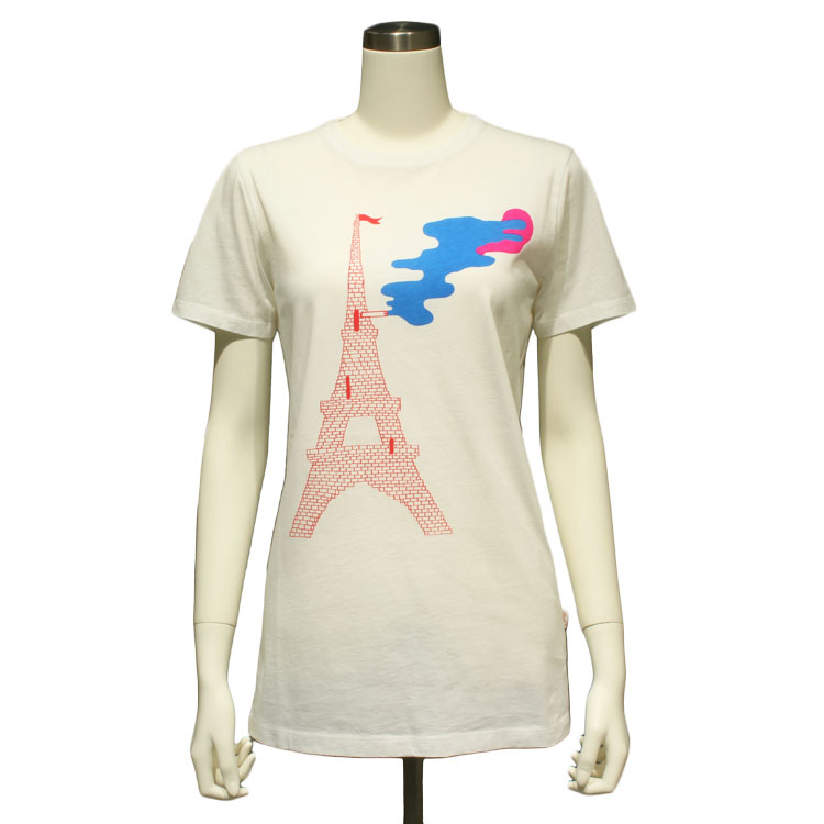 Commune De Paris コミューン ドゥ パリ Guji10周年別注モデル プリントtシャツ 国内正規品 レディース Biglietta ビリエッタ