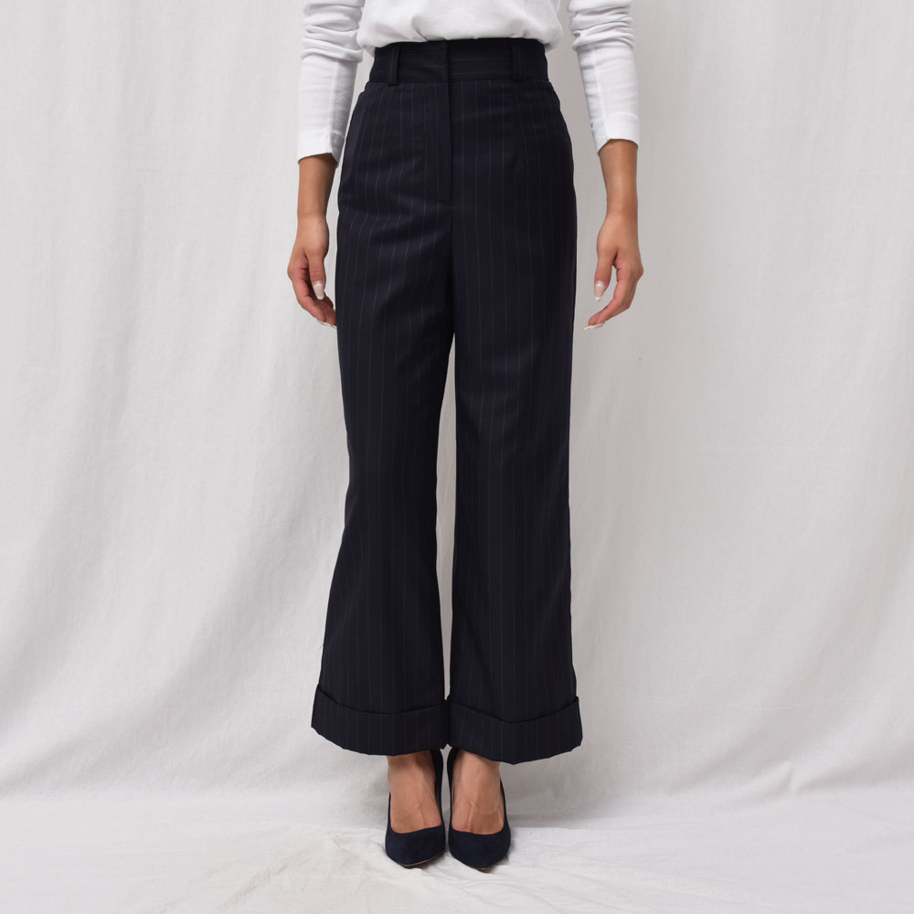 Cellar Door(セラードアー)SARA ストライプ ワイドパンツ【国内正規品